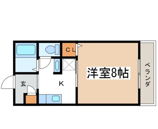 島高松駅 徒歩3分 2階の物件間取画像